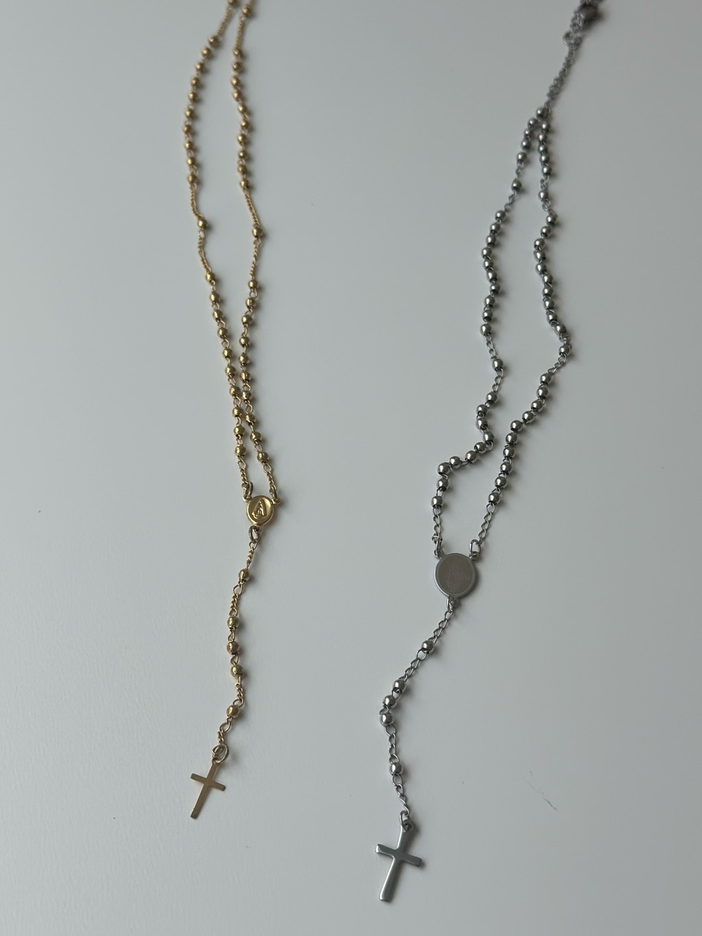 Rosary. Gold and silver jewelry